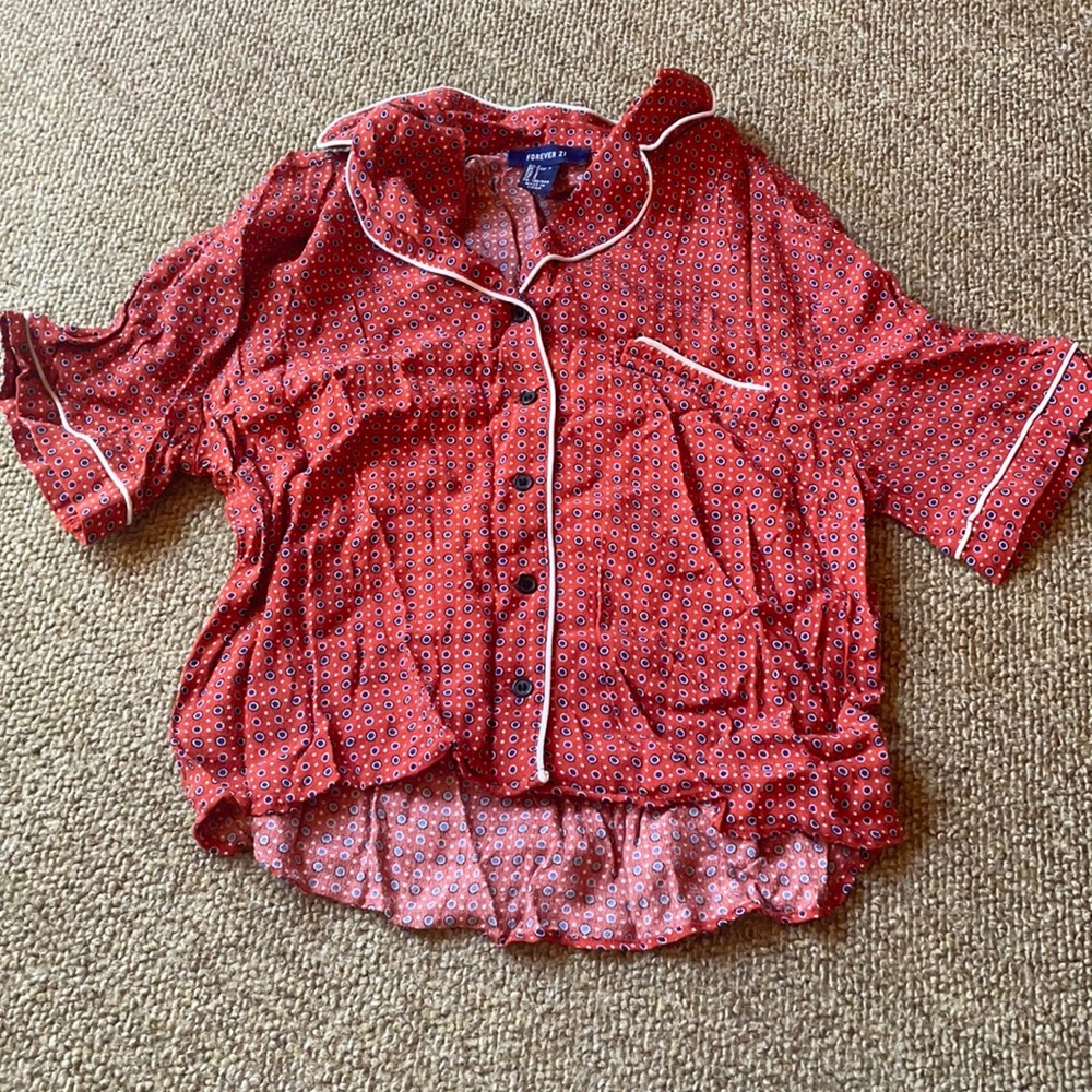 Button up t shirt